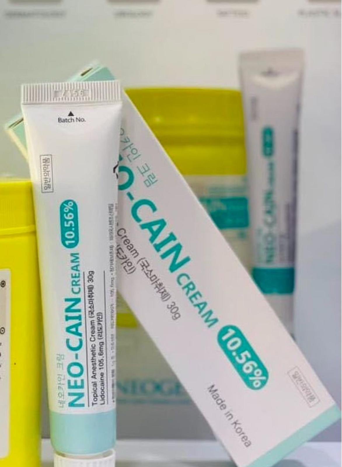Original Neo-Cain Numbing Cream 10.56% Lidocain -30g - Made in Korea