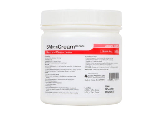 SM Lido Cream 10.56% - 500g-Fast-Acting Topical Anesthetic for Pain Relief